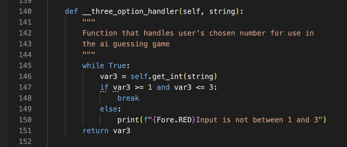 3 Option Handler